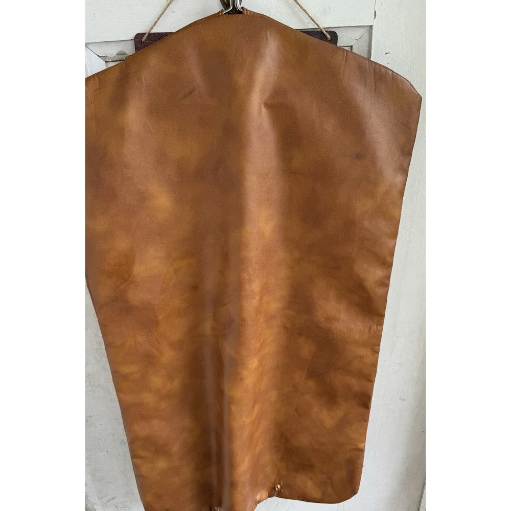 Vintage Leather Garment Bag